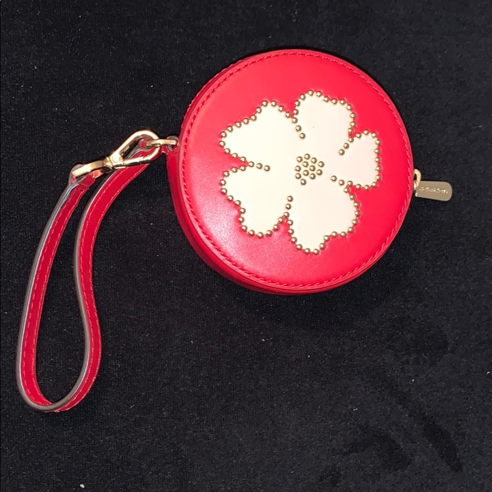 Michael Kors Red mini wristlet
